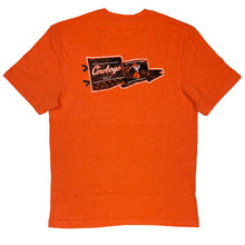 Load image into Gallery viewer, Levelwear Cowboys Flag T-Shirt Orange
